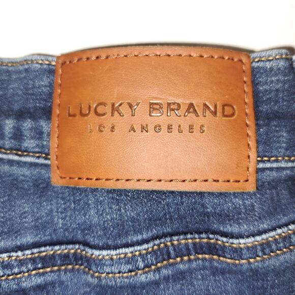 Lucky Womens Jeans Size 32 Americana Boho Soft Grunge Y2K Straight Leg - Picture 7 of 10